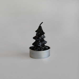 Tree Splendor Candle Gold / Black (6 pieces)